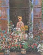 Claude Monet Camille at the Window oil painting artist